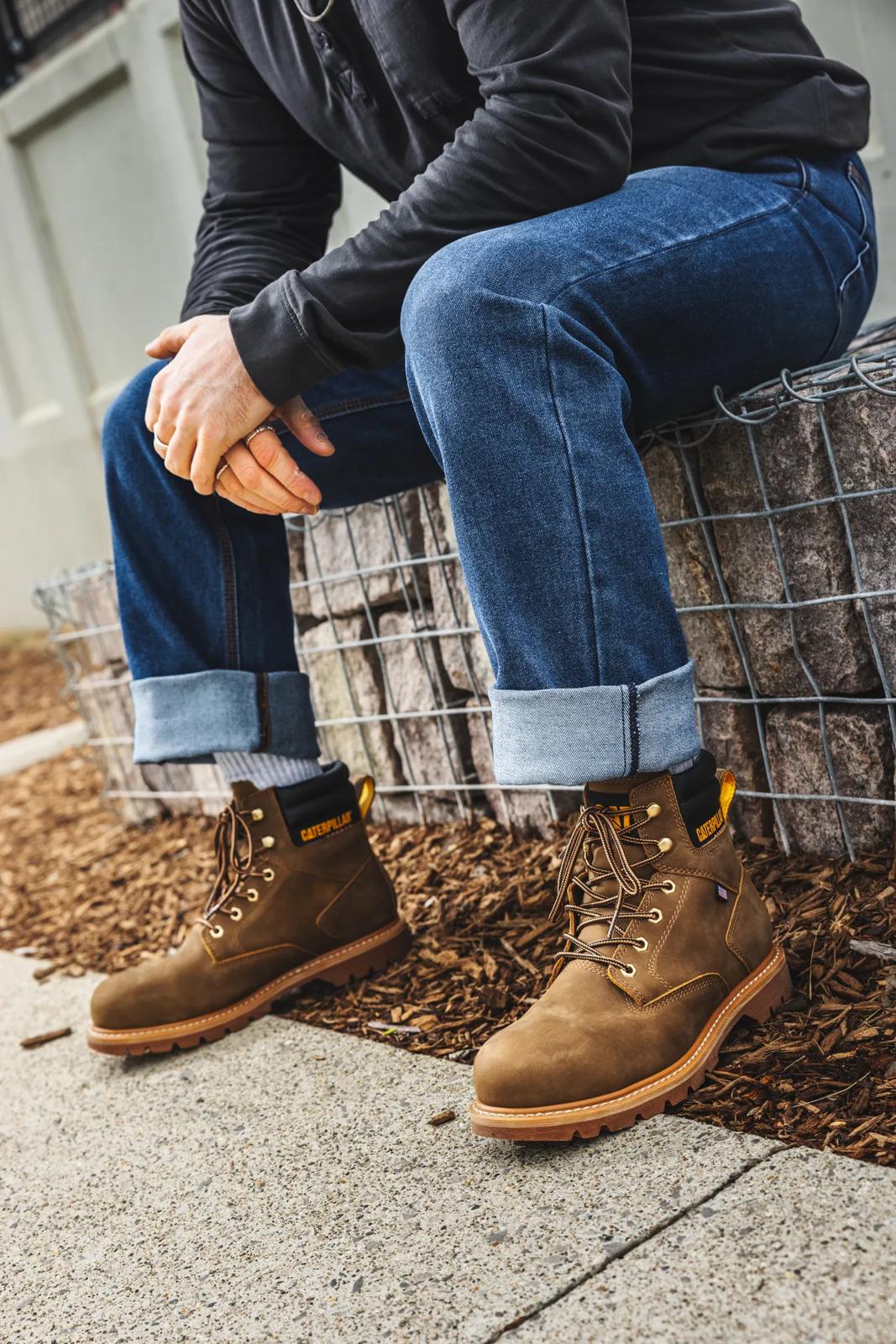 Men's Second Shift USA 6" Waterproof Steel Toe Work Boot