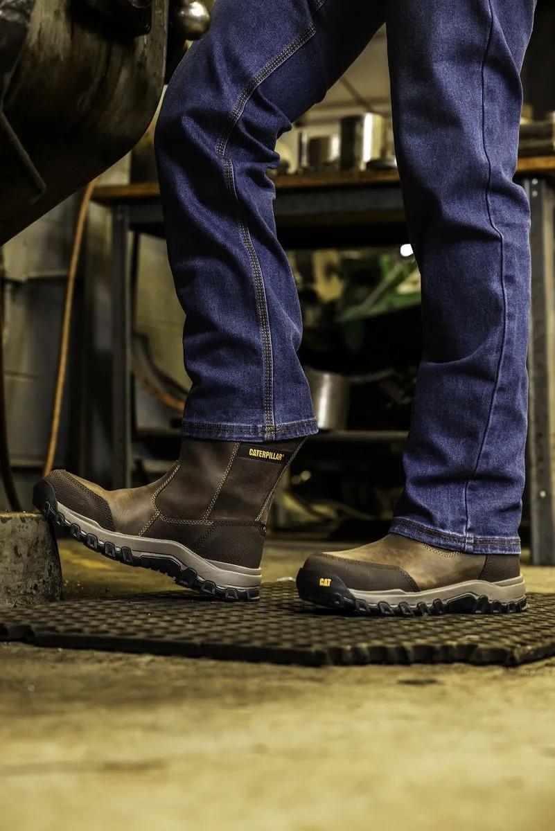 Pull-On Waterproof Steel Toe Work Boot