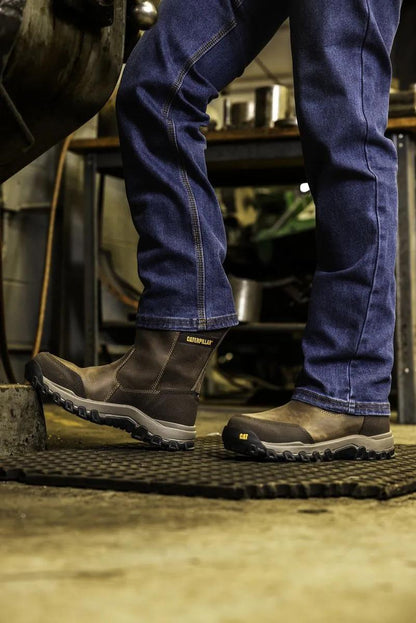 Pull-On Waterproof Steel Toe Work Boot