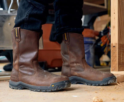 Men's Drawbar Steel Toe Work Boot
