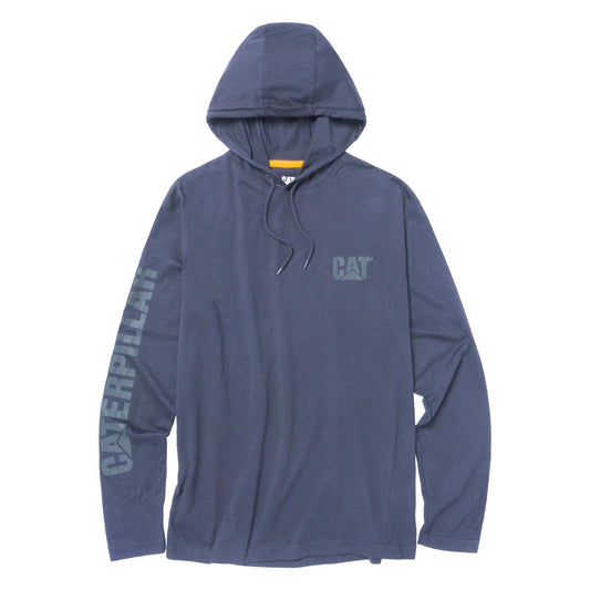 Men - UPF Hooded Banner Long Sleeve Tee - Long Sleeves