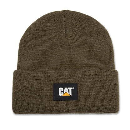 Men's Cat Label Cuff Beanie