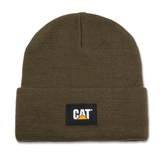 Men's Cat Label Cuff Beanie
