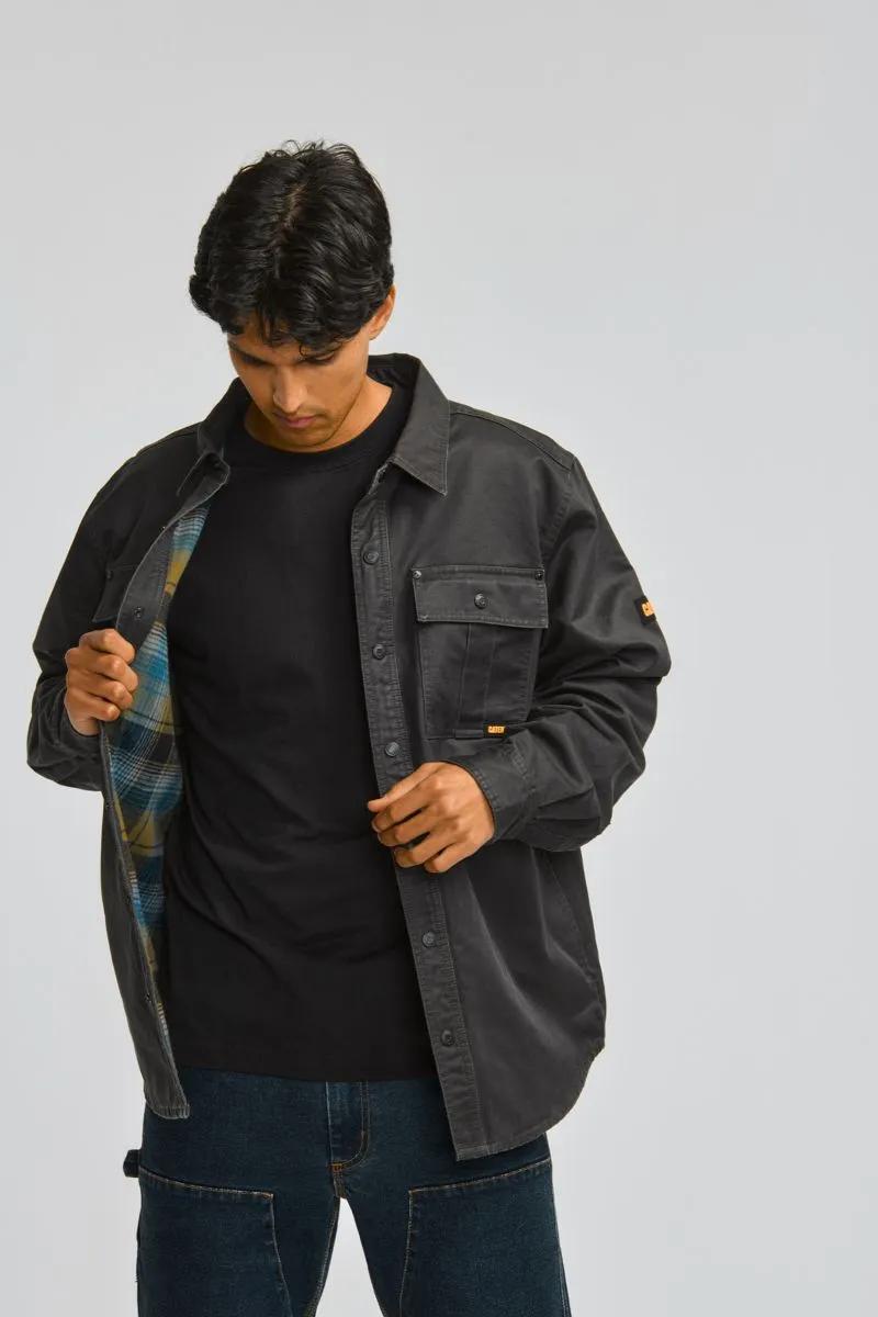 Men's Waxed Cotton Shirt Jacket