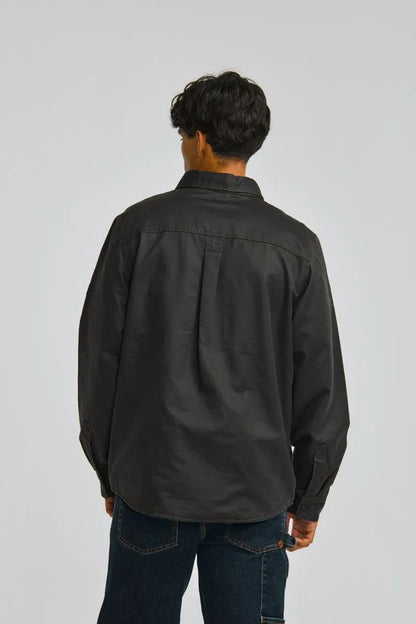 Men's Waxed Cotton Shirt Jacket