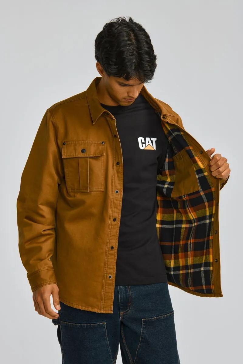 Men's Waxed Cotton Shirt Jacket