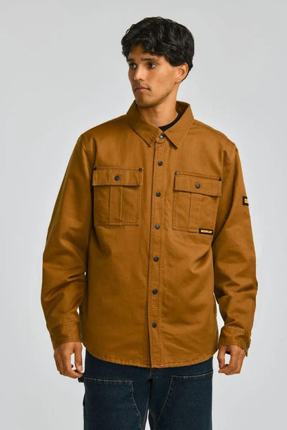 Men's Waxed Cotton Shirt Jacket
