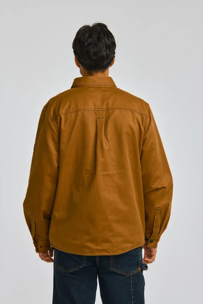 Men's Waxed Cotton Shirt Jacket