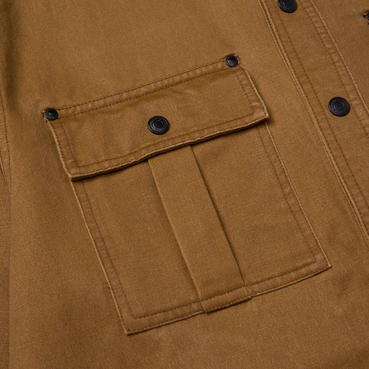 Men's Waxed Cotton Shirt Jacket