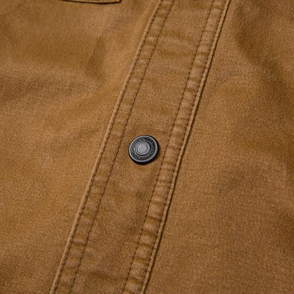 Men's Waxed Cotton Shirt Jacket